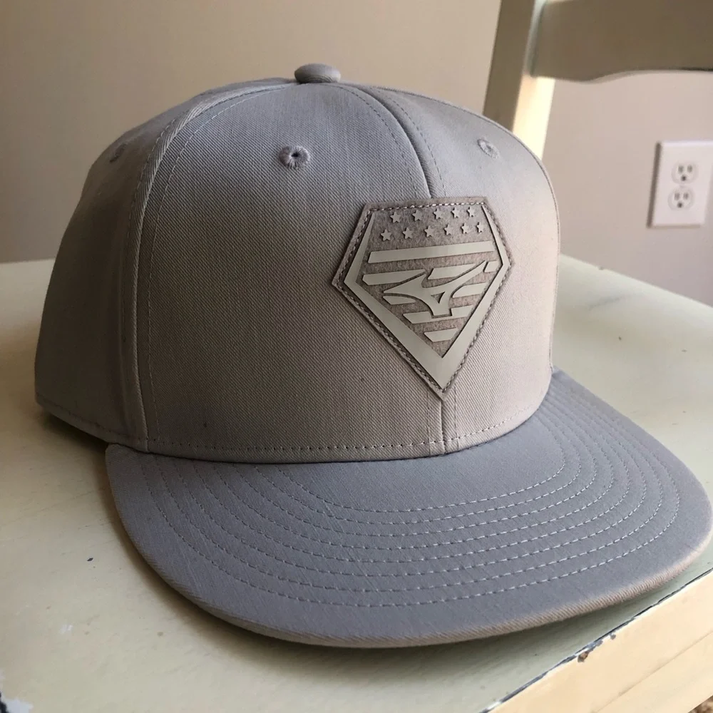 New w Tag: Mizuno RB Diamond Patch SnapBack Hat. One Size